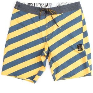 Volcom Stripey Stoney Board Shorts Swim Trunks 34